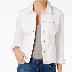 Maison Jules white jean jacket